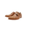 Ugo caramel ranger handmade leather Double Monkstrap shoes - Cooperative Handmade