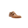Ugo caramel ranger handmade leather Double Monkstrap shoes - Cooperative Handmade