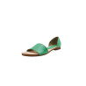 Maria version b cyan green nappa handmade leather sandals - Cooperative Handmade
