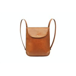 Q’ipi caramel ranger handmade leather backpack - Cooperative Handmade