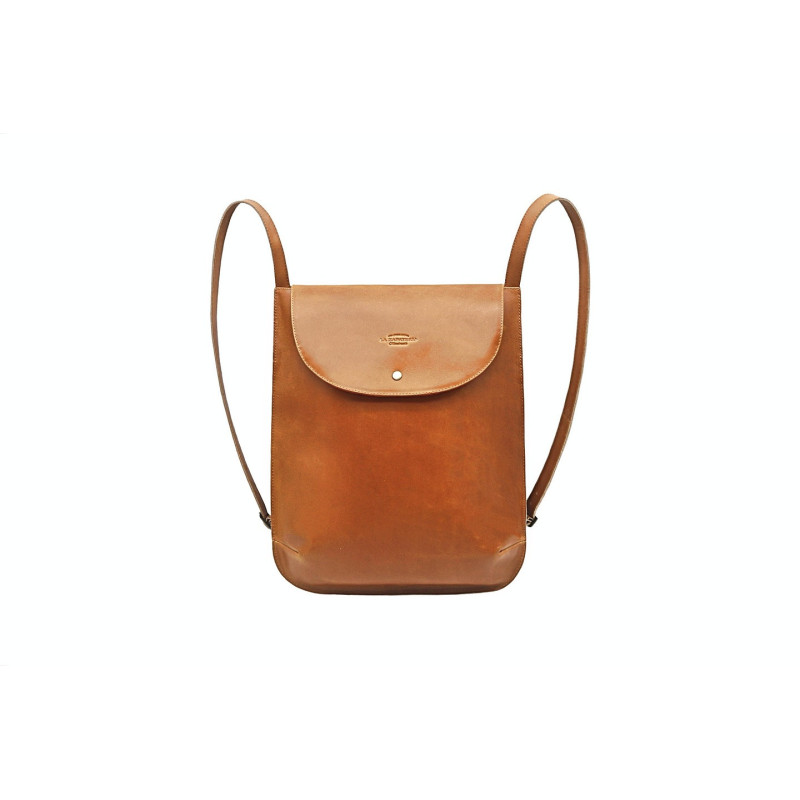 Q’ipi caramel ranger handmade leather backpack - Cooperative Handmade