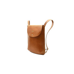 Q’ipi caramel ranger handmade leather backpack - Cooperative Handmade