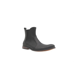 Hache matte black handmade leather ankle shoes - Cooperative Handmade
