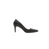 Porteña black nappa handmade leather heels - Cooperative Handmade