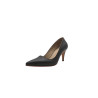 Porteña black nappa handmade leather heels - Cooperative Handmade