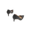Porteña black nappa handmade leather heels - Cooperative Handmade