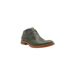 Chavo green alamo handmade leather shoes - Cooperative Handmade