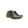 Chavo green alamo handmade leather shoes - Cooperative Handmade