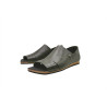 Nuna B green alamo black beige handmade leather sandals - Cooperative Handmade