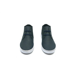 Chavo Sport fatty blue elastic handmade leather shoes - Cooperative Handmade