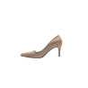 Porteña nude nappa handmade leather heels - Cooperative Handmade