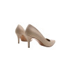 Porteña nude nappa handmade leather heels - Cooperative Handmade