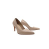 Porteña nude nappa handmade leather heels - Cooperative Handmade