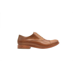 Satie caramel alamo handmade leather shoes - Cooperative Handmade