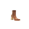 Lulú caramel alamo natural handmade leather ankle boots - Cooperative Handmade