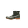 LA69 green alamo handmade leather ankle boots - Cooperative Handmade