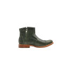 LA69 green alamo handmade leather ankle boots - Cooperative Handmade