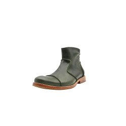 LA69 green alamo handmade leather ankle boots - Cooperative Handmade