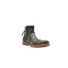 LA69 green alamo handmade leather ankle boots - Cooperative Handmade
