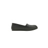 Pampa Man total black fatty matte black handmade leather flat shoes - Cooperative Handmade