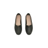 Pampa Man total black fatty matte black handmade leather flat shoes - Cooperative Handmade
