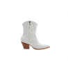 Pour Nina white nappa handmade leather boots - Cooperative Handmade