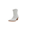 Pour Nina white nappa handmade leather boots - Cooperative Handmade