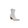 Pour Nina white nappa handmade leather boots - Cooperative Handmade