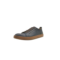 Baires fatty blue brown handmade leather sneakers - Cooperative Handmade
