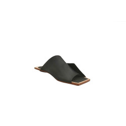Miró B fatty black handmade leather sandals - Cooperative Handmade