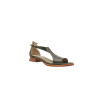 Mia green alamo handmade leather sandals - Cooperative Handmade