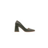 Porteña version B green alamo handmade leather heels - Cooperative Handmade
