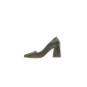 Porteña version B green alamo handmade leather heels - Cooperative Handmade