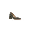 Porteña version B green alamo handmade leather heels - Cooperative Handmade