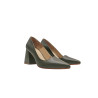 Porteña version B green alamo handmade leather heels - Cooperative Handmade