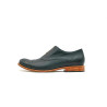 Satie black nappa beige handmade leather shoes - Cooperative Handmade