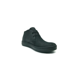 Chavo Sport fatty matte black elastic handmade leather shoes - Cooperative Handmade