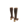 Lulú Large camel cerato handmade leather boots - Cooperative Handmade