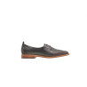 Luna purple nappa fatty black matte handmade leather shoes - Cooperative Handmade