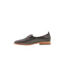 Luna purple nappa fatty black matte handmade leather shoes - Cooperative Handmade