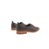 Luna purple nappa fatty black matte handmade leather shoes - Cooperative Handmade