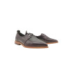 Luna purple nappa fatty black matte handmade leather shoes - Cooperative Handmade