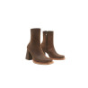 Lulú version B fatty brown handmade leather ankle boots - Cooperative Handmade