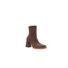 Lulú version B fatty brown handmade leather ankle boots - Cooperative Handmade