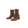 Lulú version B fatty brown handmade leather ankle boots - Cooperative Handmade
