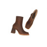 Lulú version B fatty brown handmade leather ankle boots - Cooperative Handmade