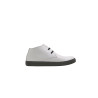Chavo Sport white nappa black elastic white handmade leather shoes - Cooperative Handmade