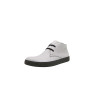 Chavo Sport white nappa black elastic white handmade leather shoes - Cooperative Handmade