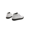 Chavo Sport white nappa black elastic white handmade leather shoes - Cooperative Handmade