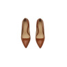 Porteña version B caramel alamo handmade leather heels - Cooperative Handmade